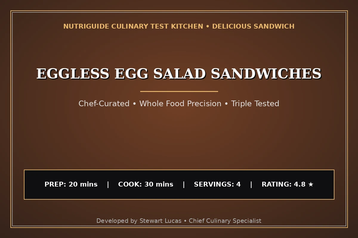 Eggless Egg Salad Sandwiches