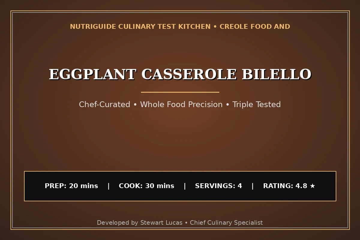 Eggplant Casserole Bilello
