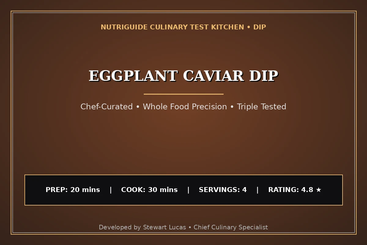 Eggplant Caviar Dip