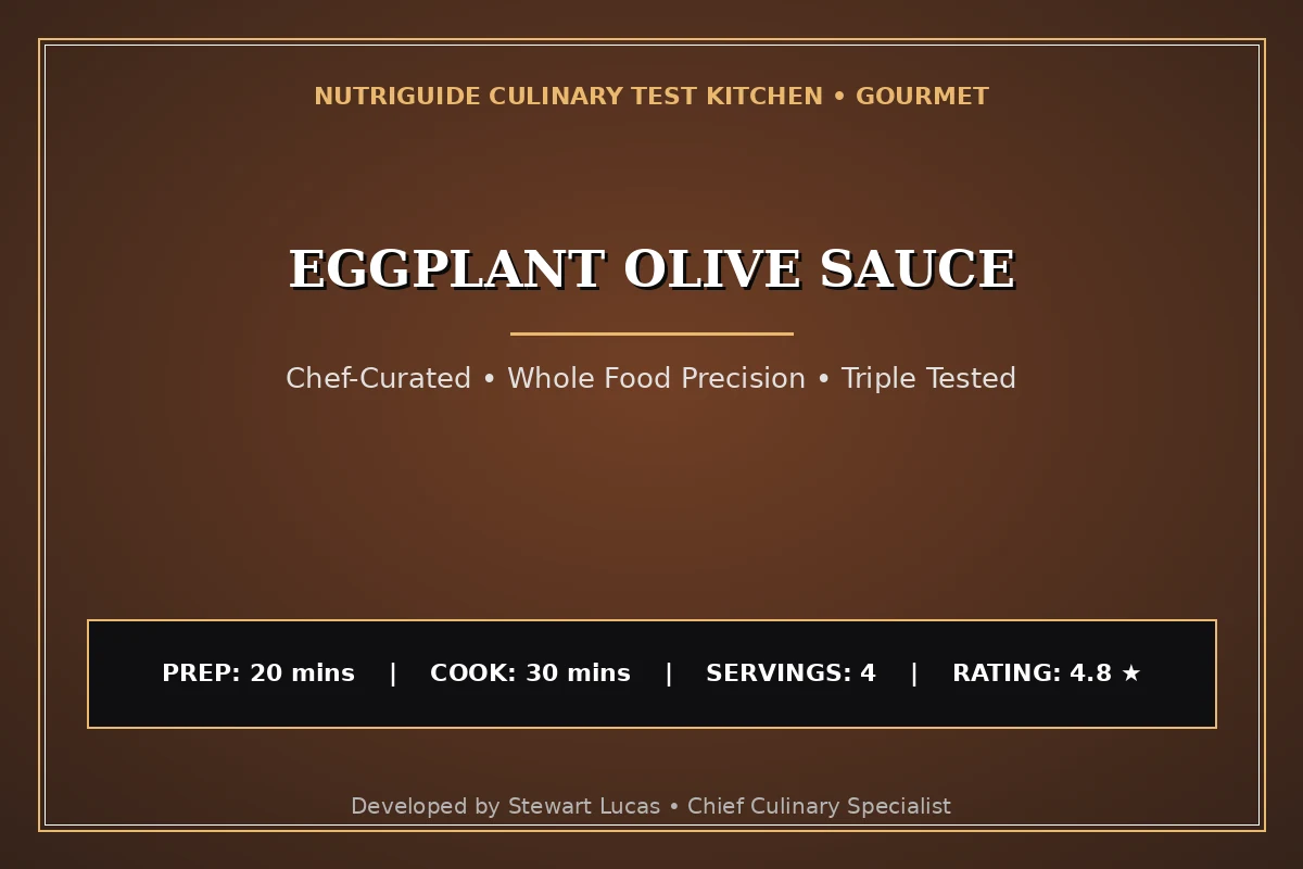 Eggplant Olive Sauce