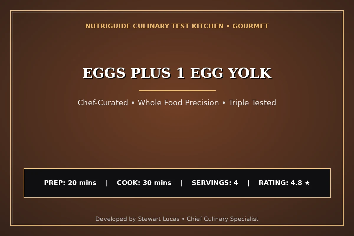 Eggs Plus 1 Egg Yolk