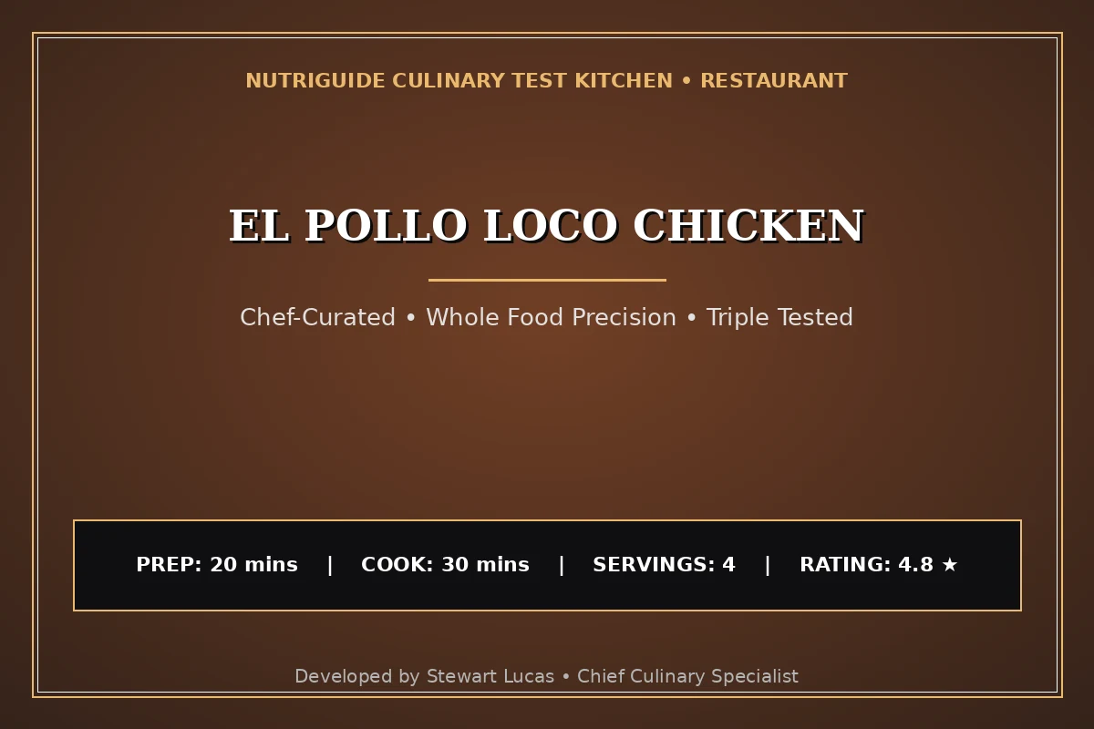 El Pollo Loco Chicken