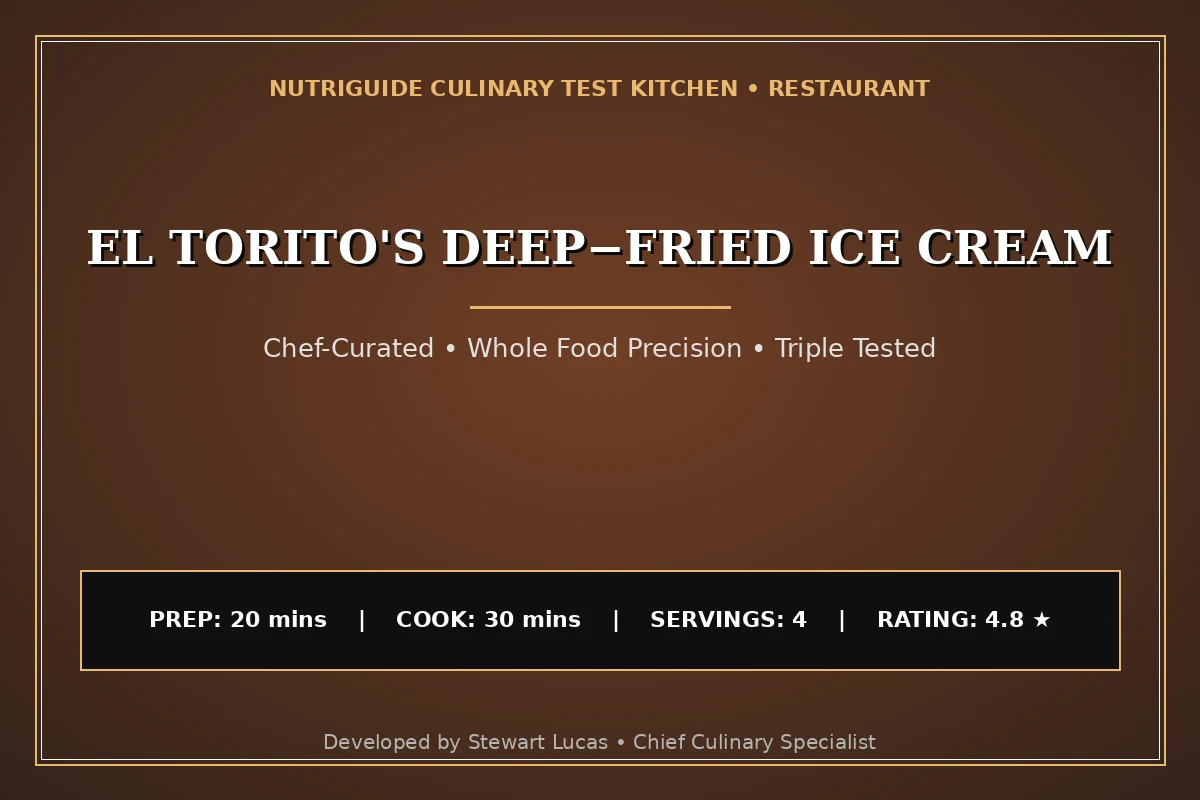El Torito'S Deep−Fried Ice Cream