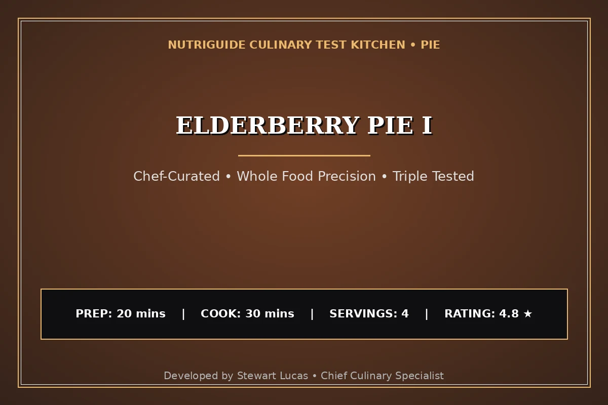 Elderberry Pie I