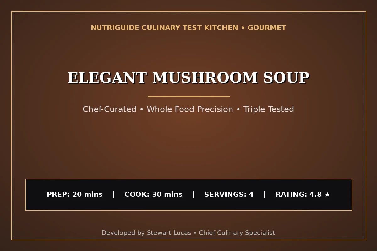 Elegant Mushroom Soup
