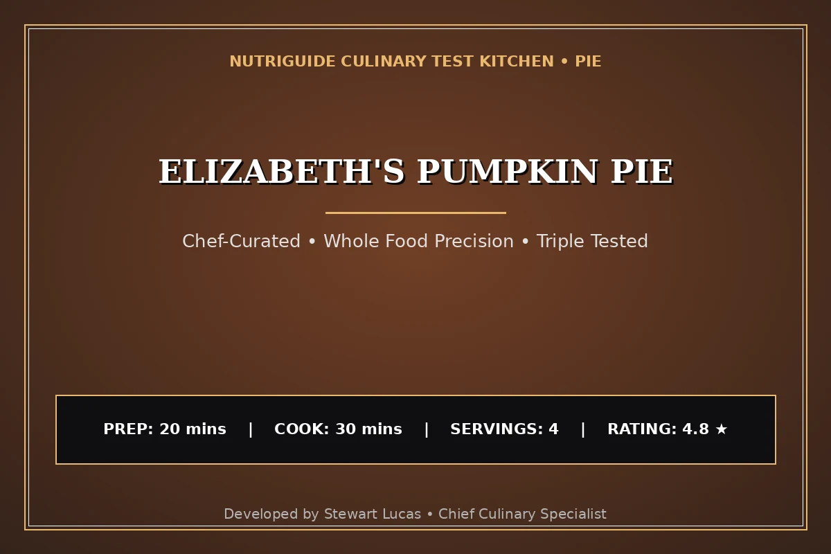Elizabeth'S Pumpkin Pie