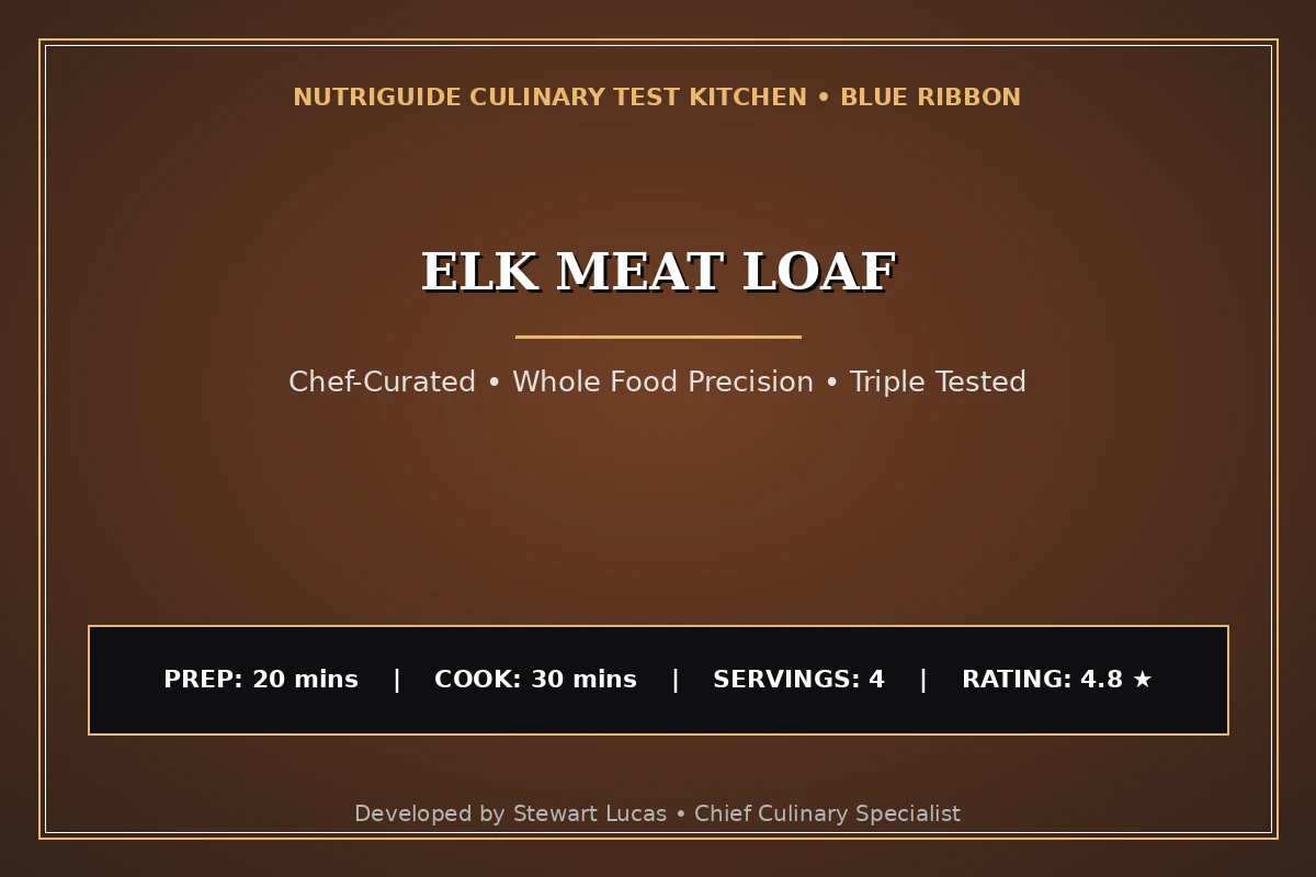 Elk Meat Loaf