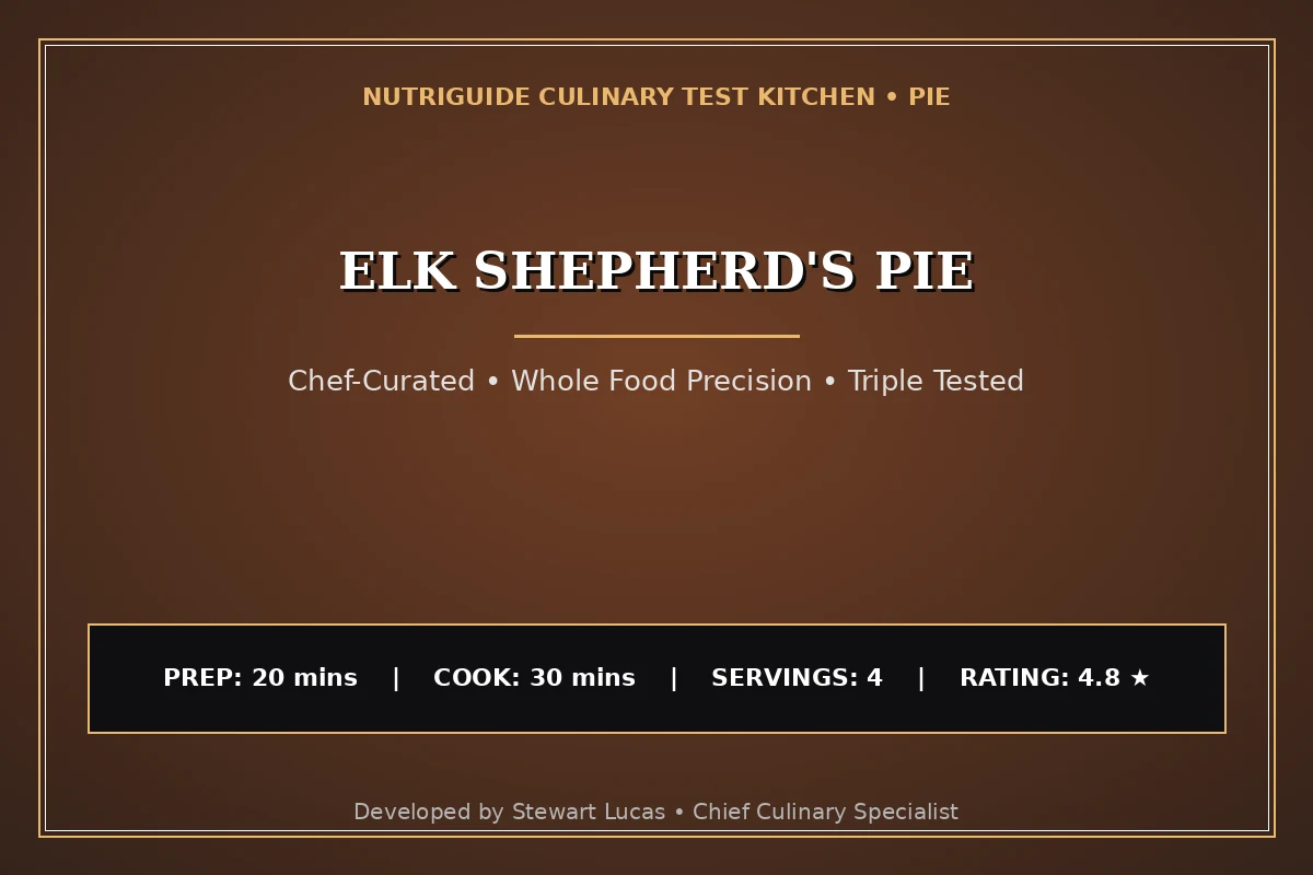 Elk Shepherd'S Pie