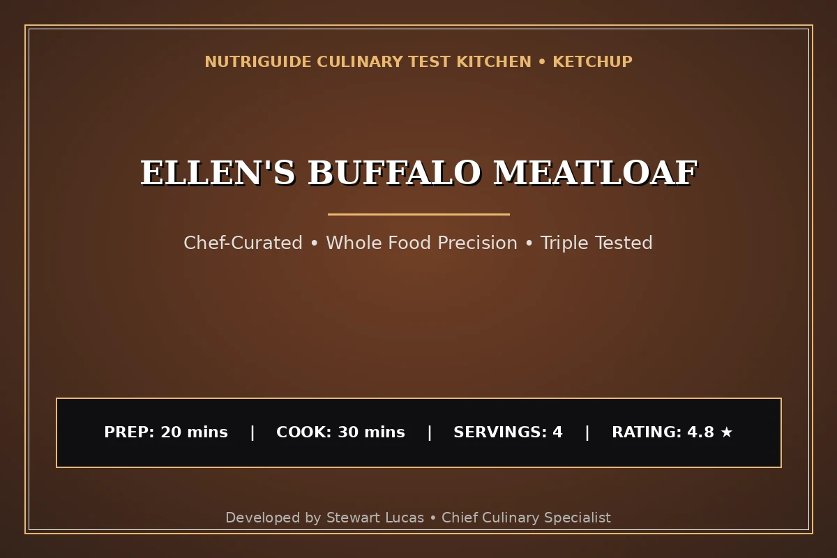 Ellen'S Buffalo Meatloaf