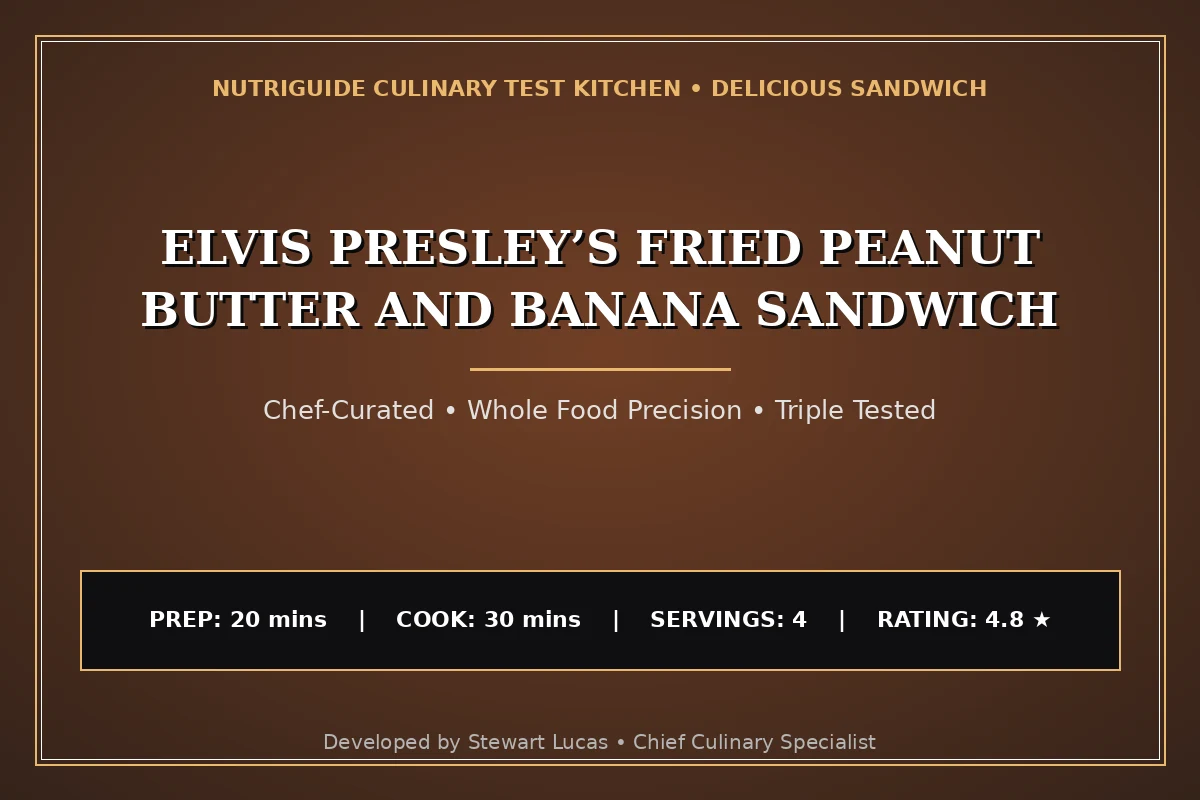 Elvis Presley’S Fried Peanut Butter And Banana Sandwich