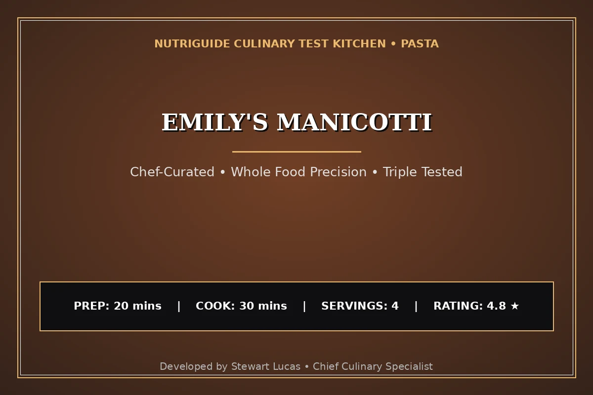Emily'S Manicotti
