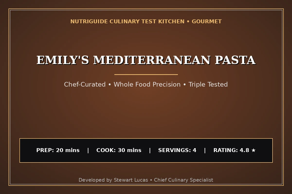 Emily'S Mediterranean Pasta