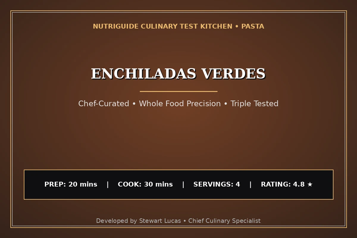 Enchiladas Verdes