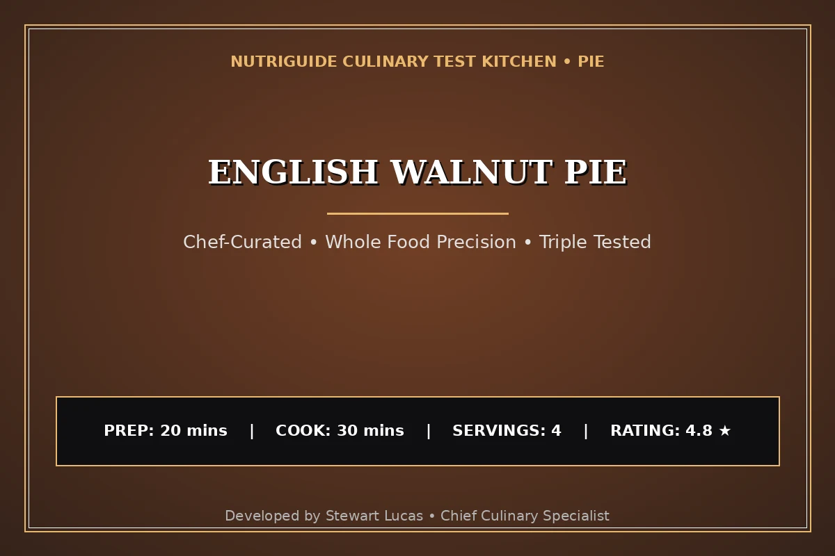 English Walnut Pie