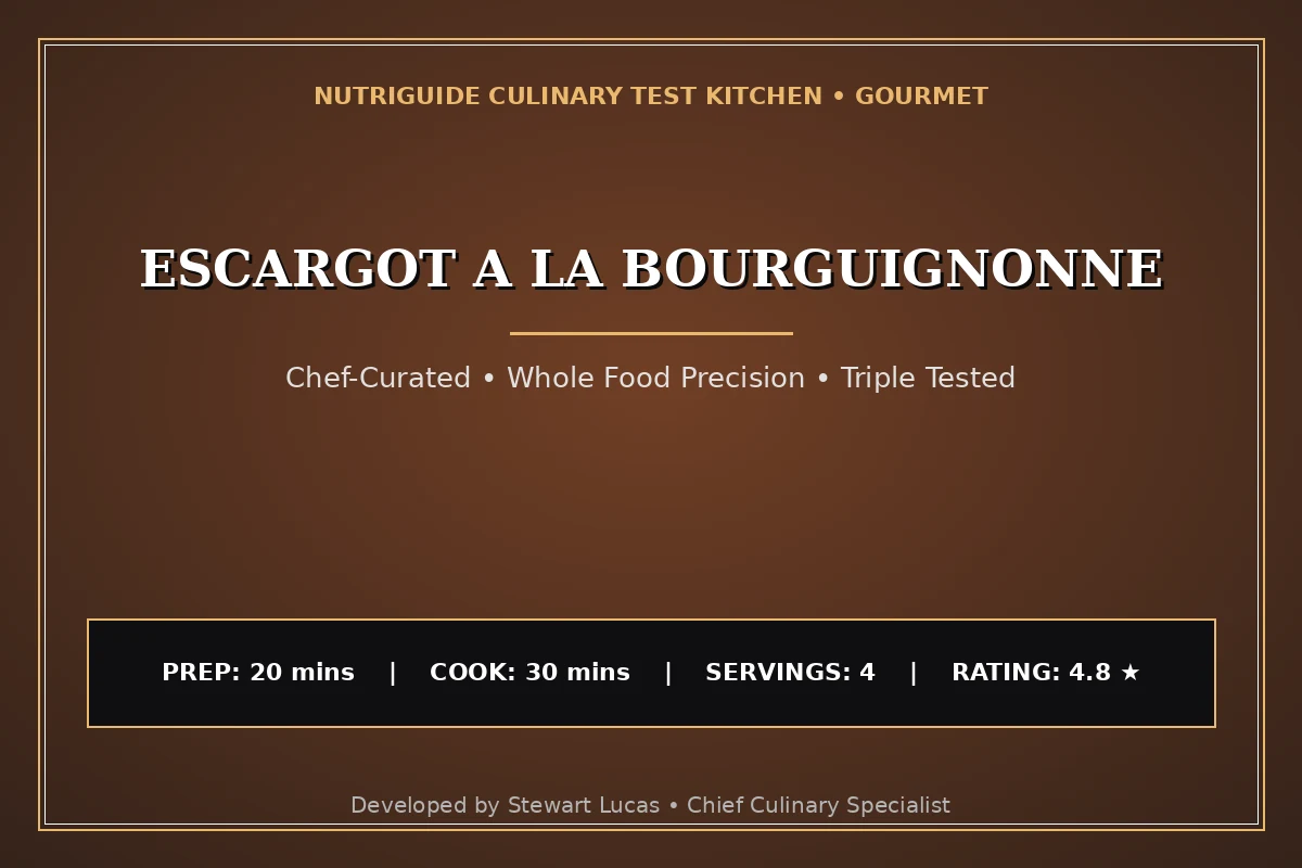Escargot A La Bourguignonne
