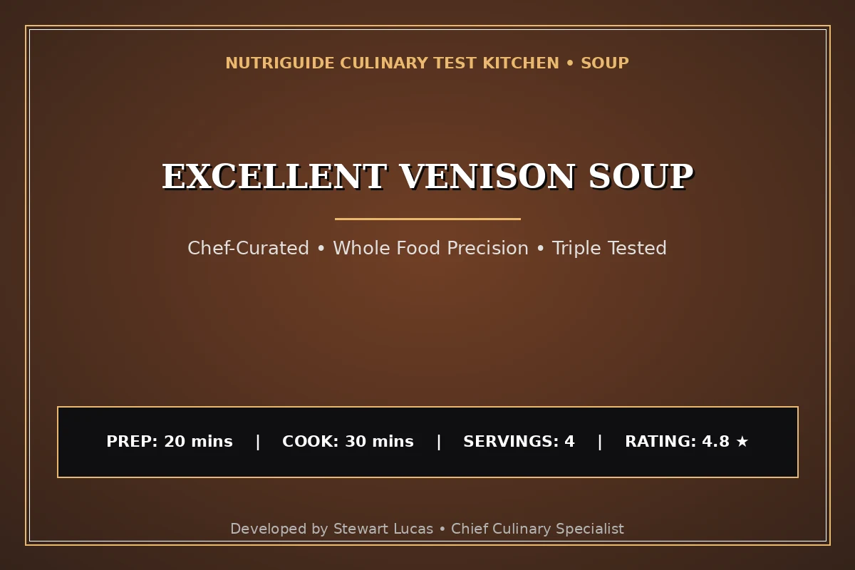 Excellent Venison Soup