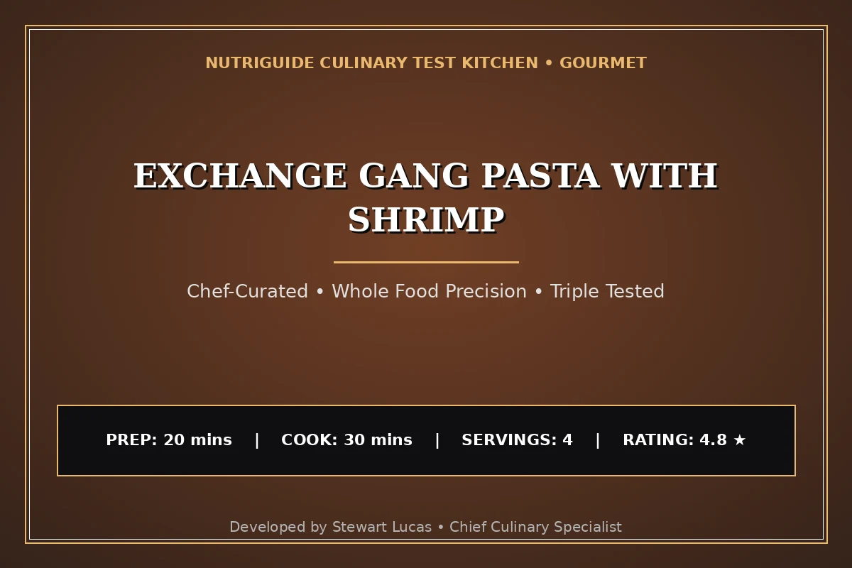 Exchange Gang Pasta With Shrimp