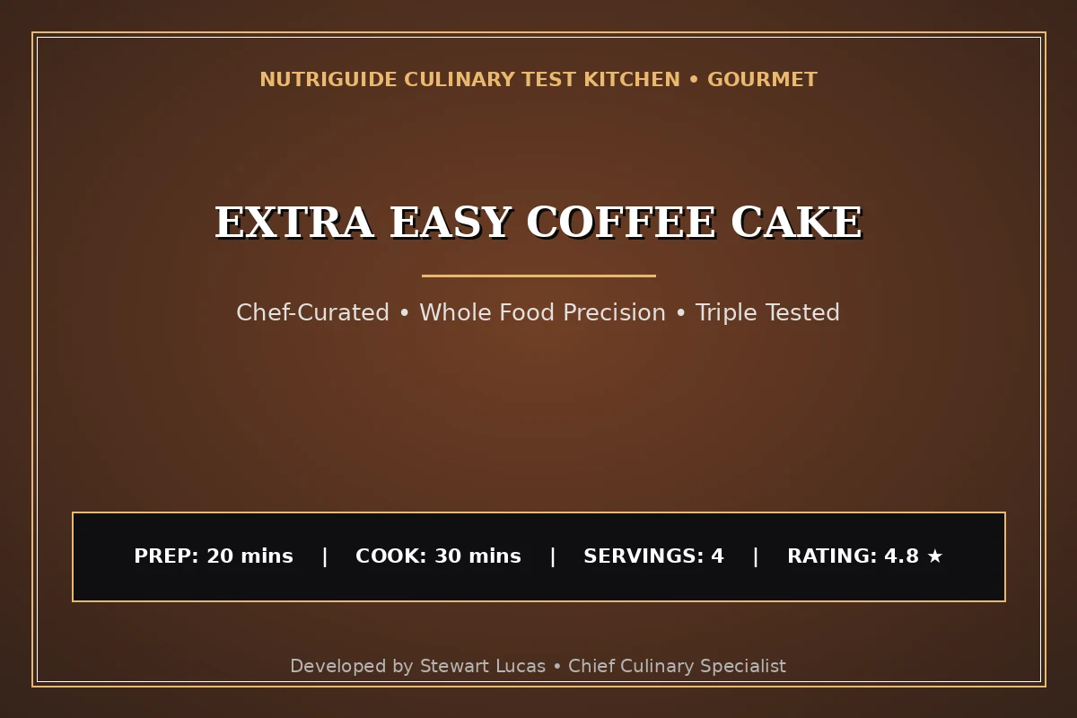 Extra Easy Coffee Cake