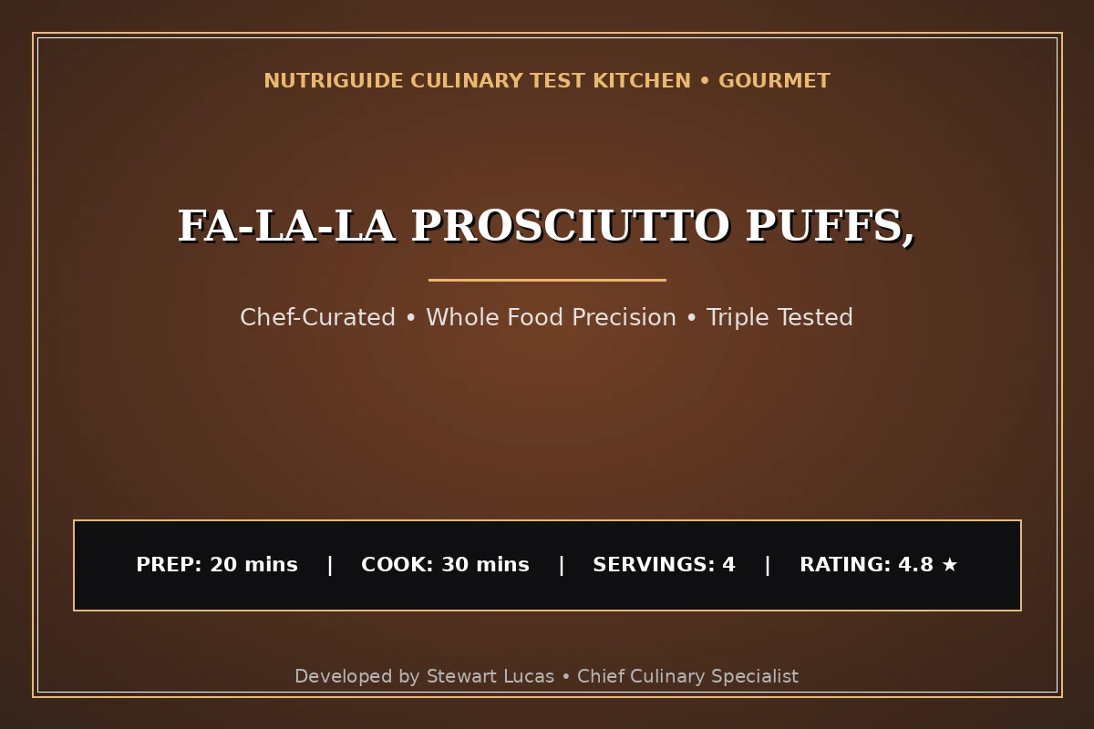 Fa-La-La Prosciutto Puffs,