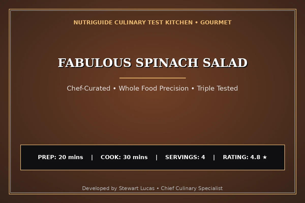 Fabulous Spinach Salad