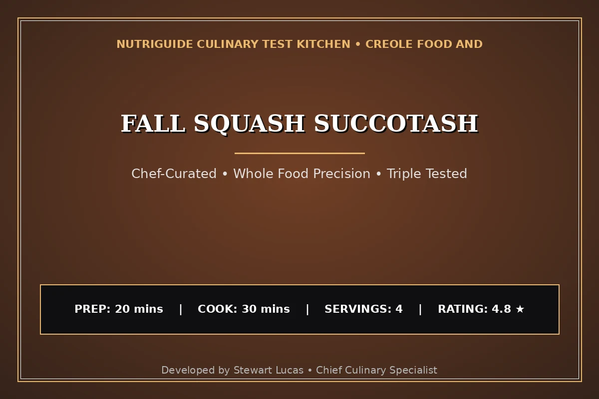 Fall Squash Succotash