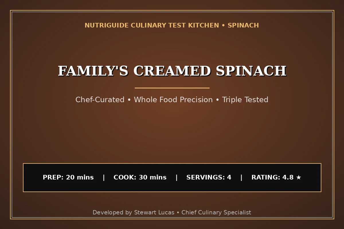Family'S Creamed Spinach