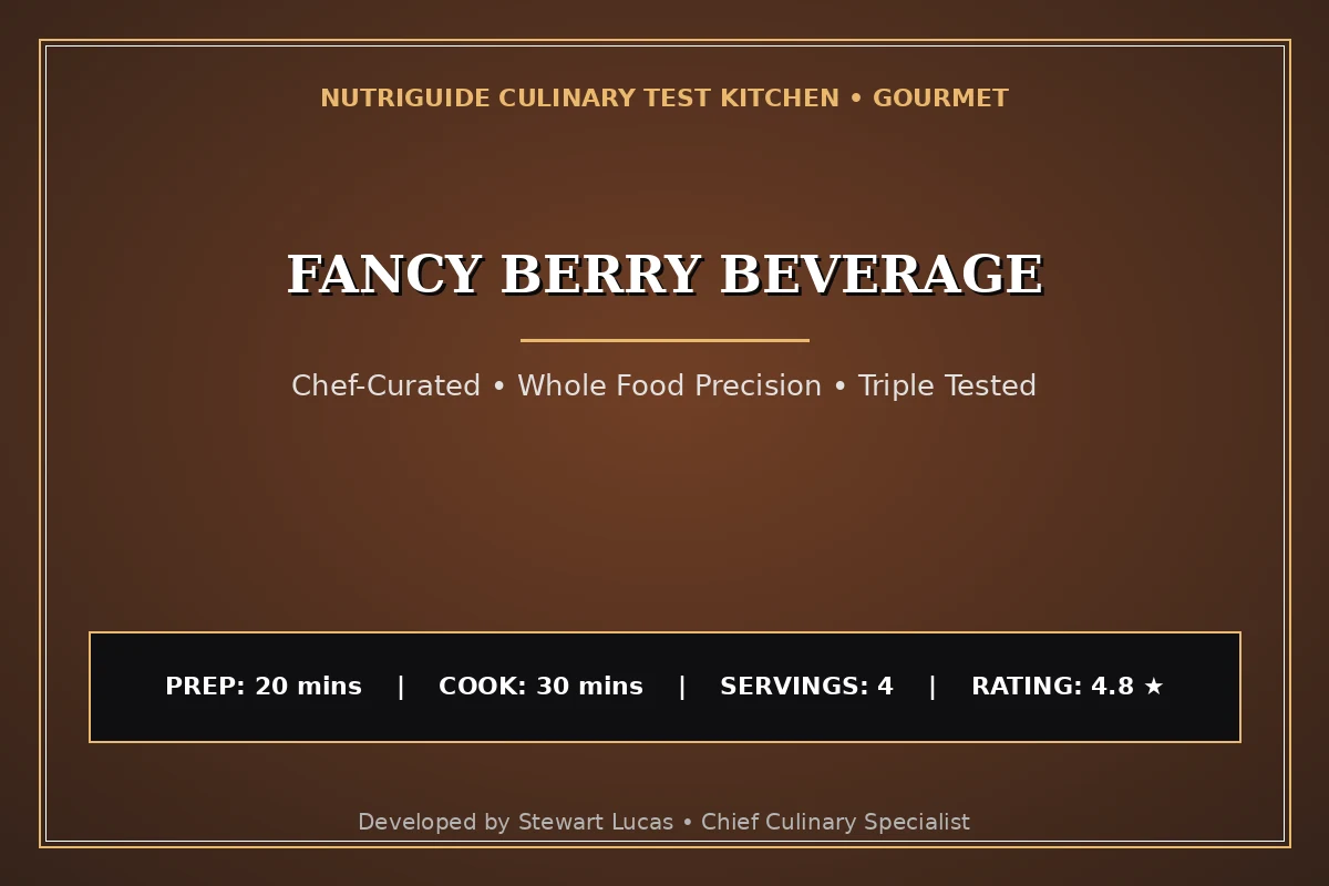 Fancy Berry Beverage