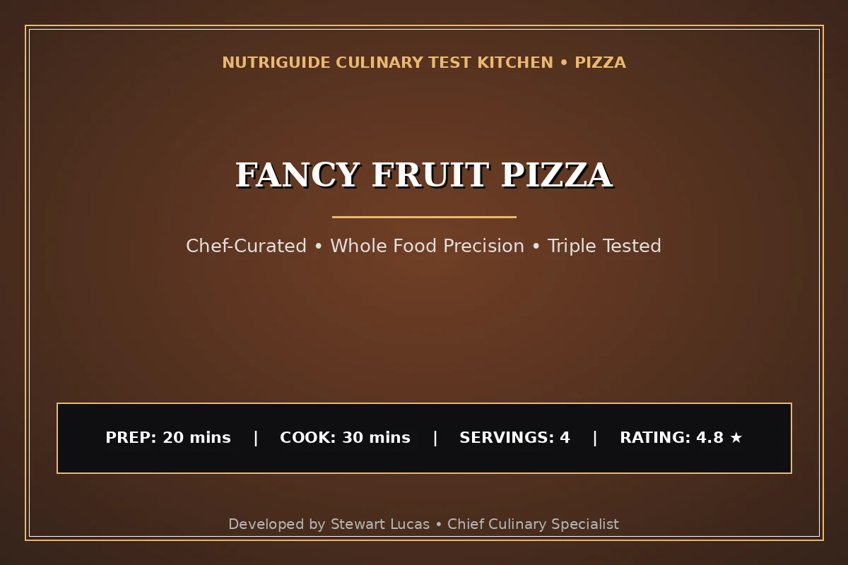 Fancy Fruit Pizza