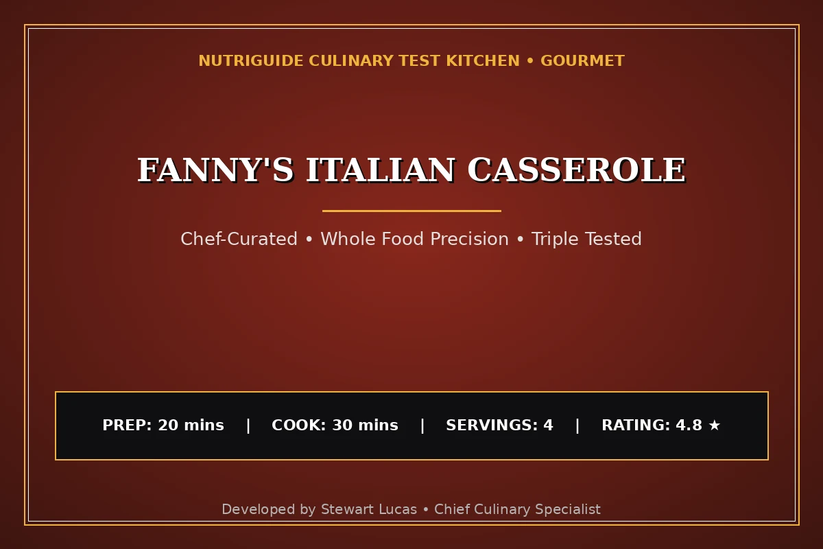 Fanny'S Italian Casserole
