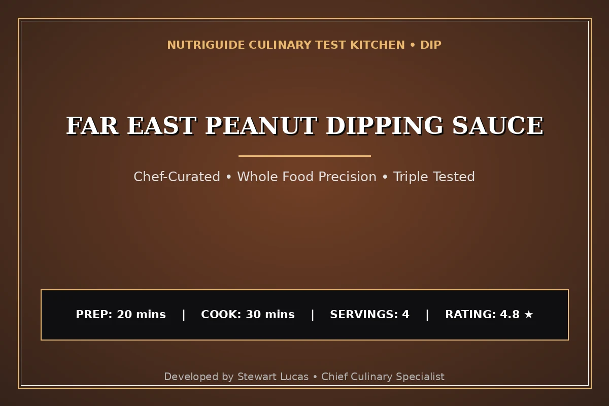 Far East Peanut Dipping Sauce