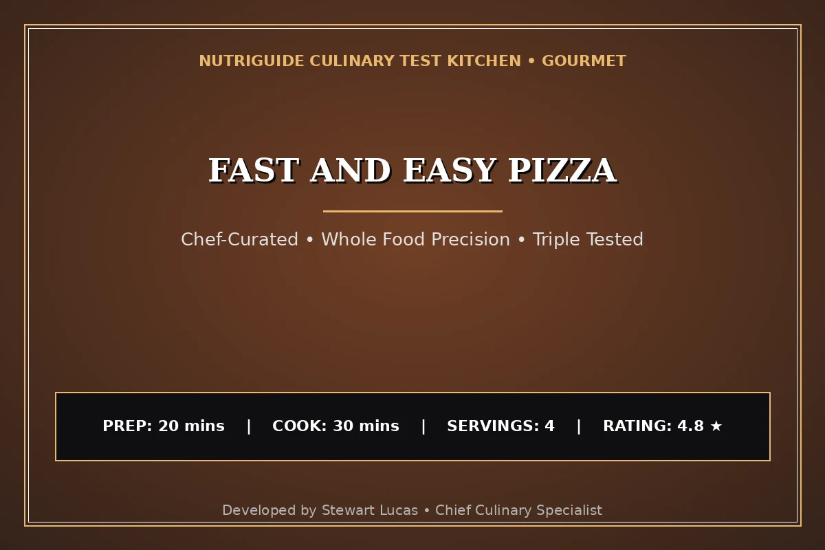 Fast And Easy Pizza