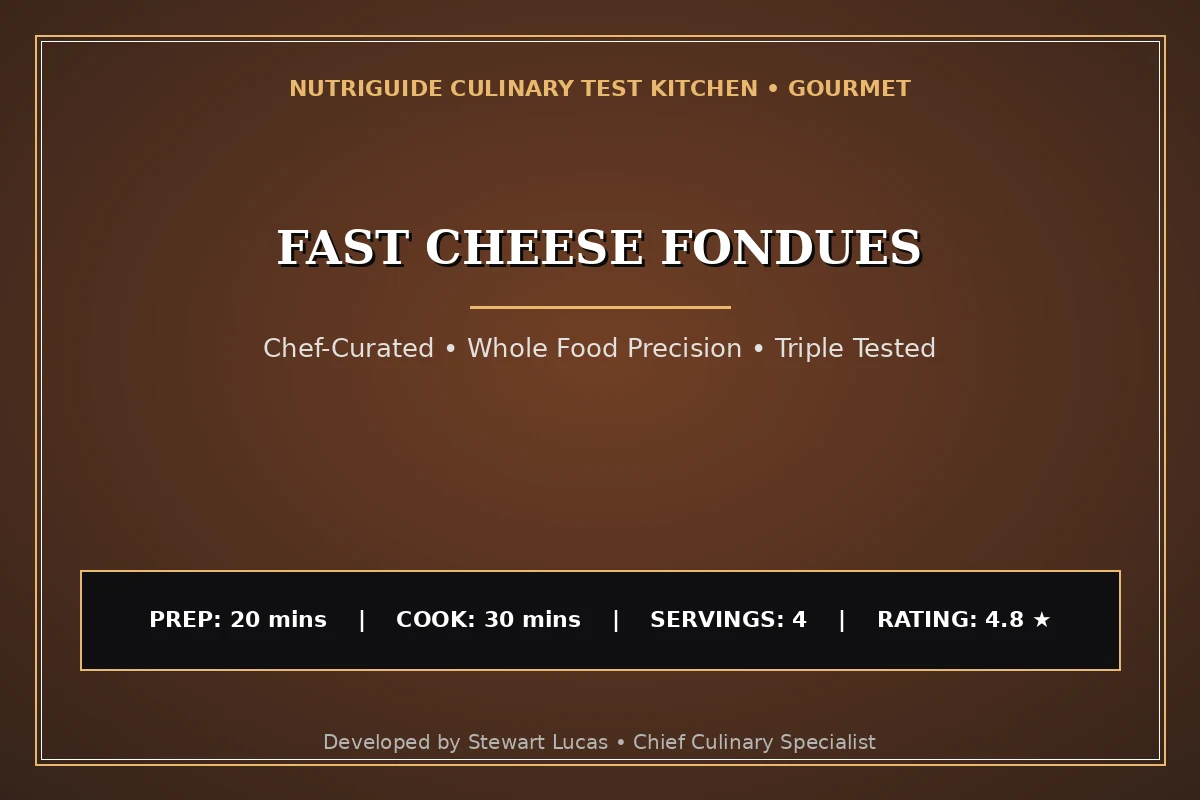 Fast Cheese Fondues