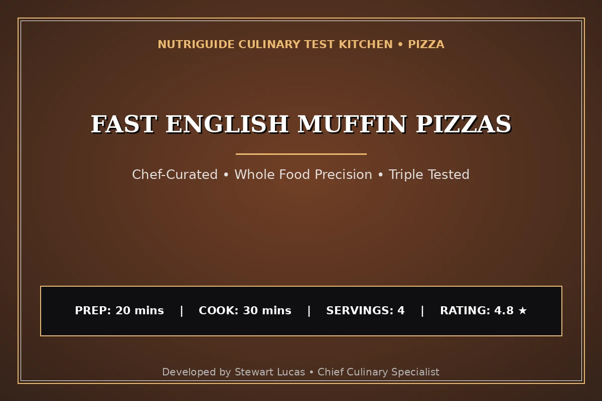 Fast English Muffin Pizzas