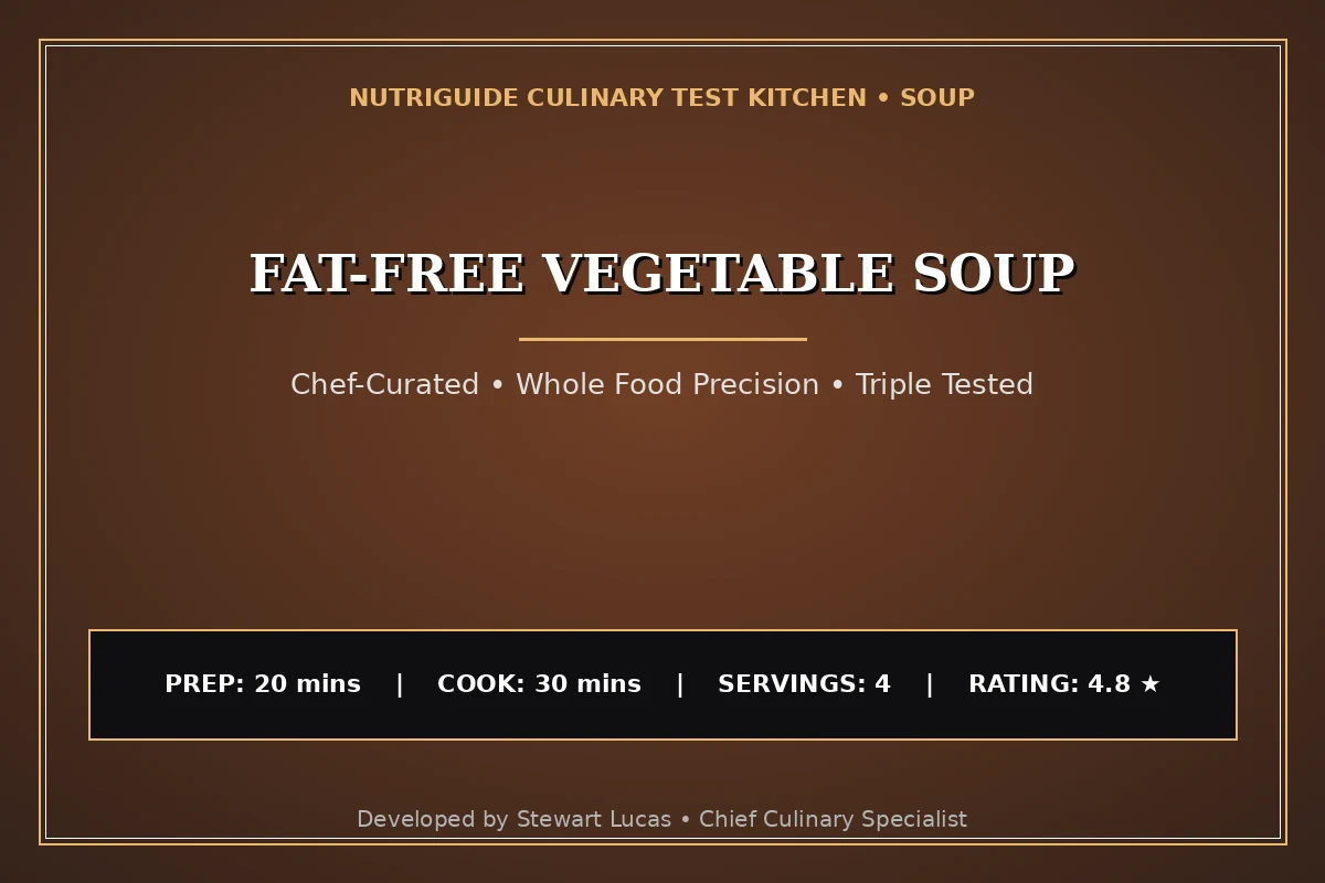Fat-Free Vegetable Soup