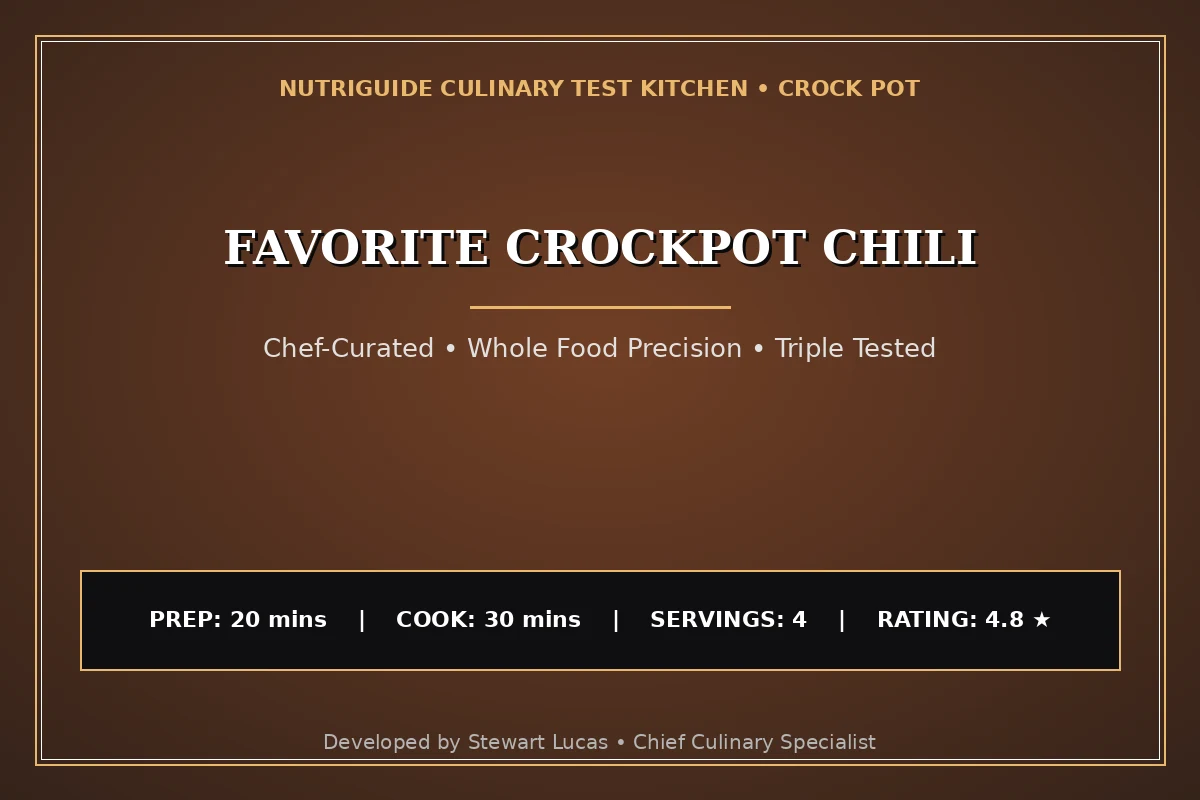 Favorite Crockpot Chili