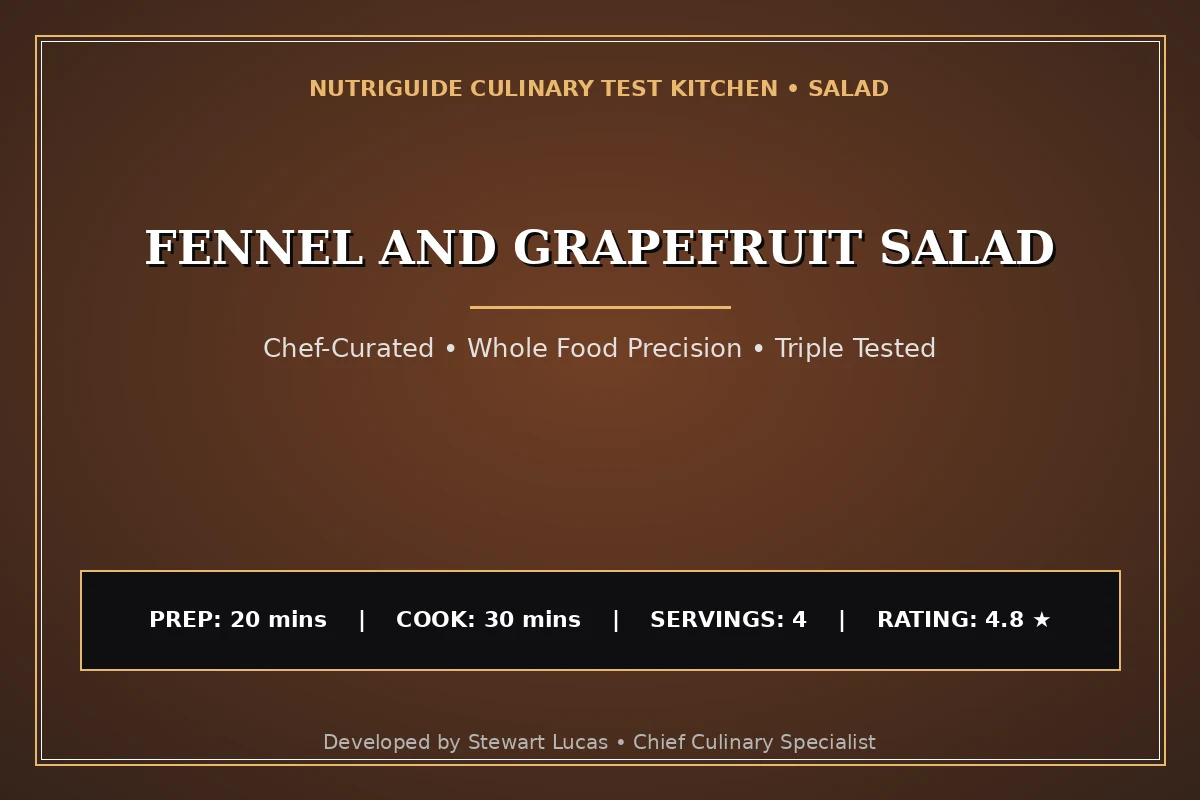 Fennel And Grapefruit Salad