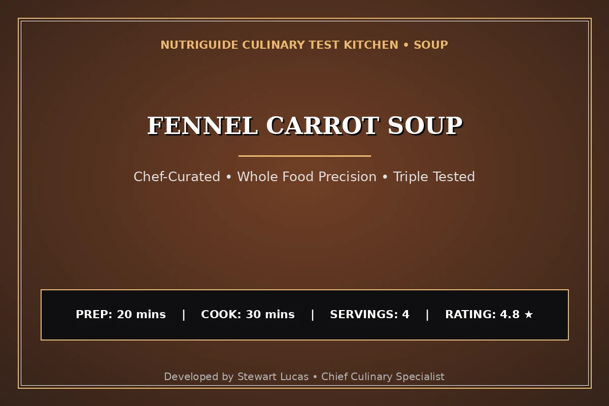 Fennel Carrot Soup