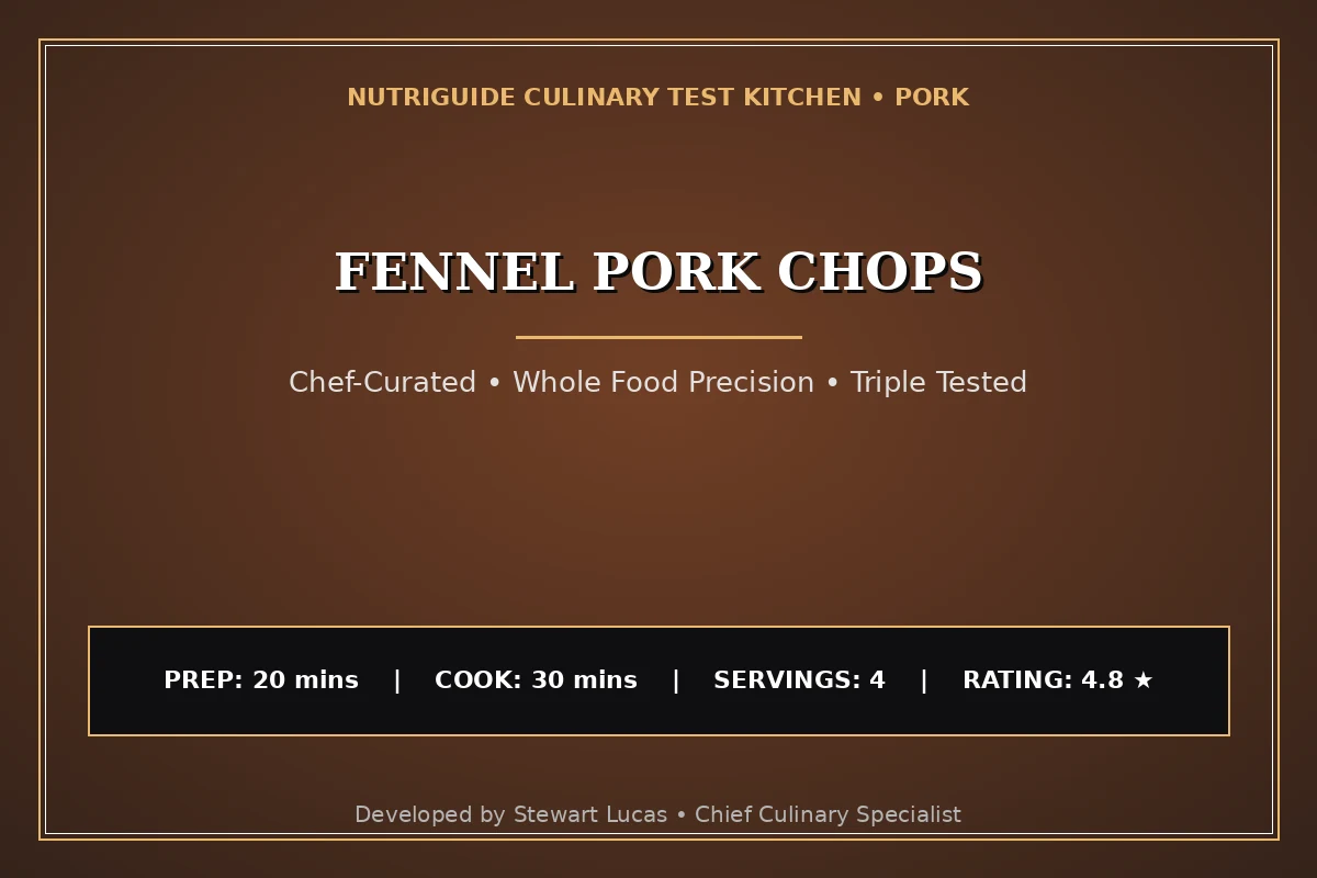 Fennel Pork Chops