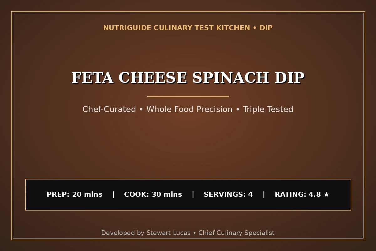 Feta Cheese Spinach Dip