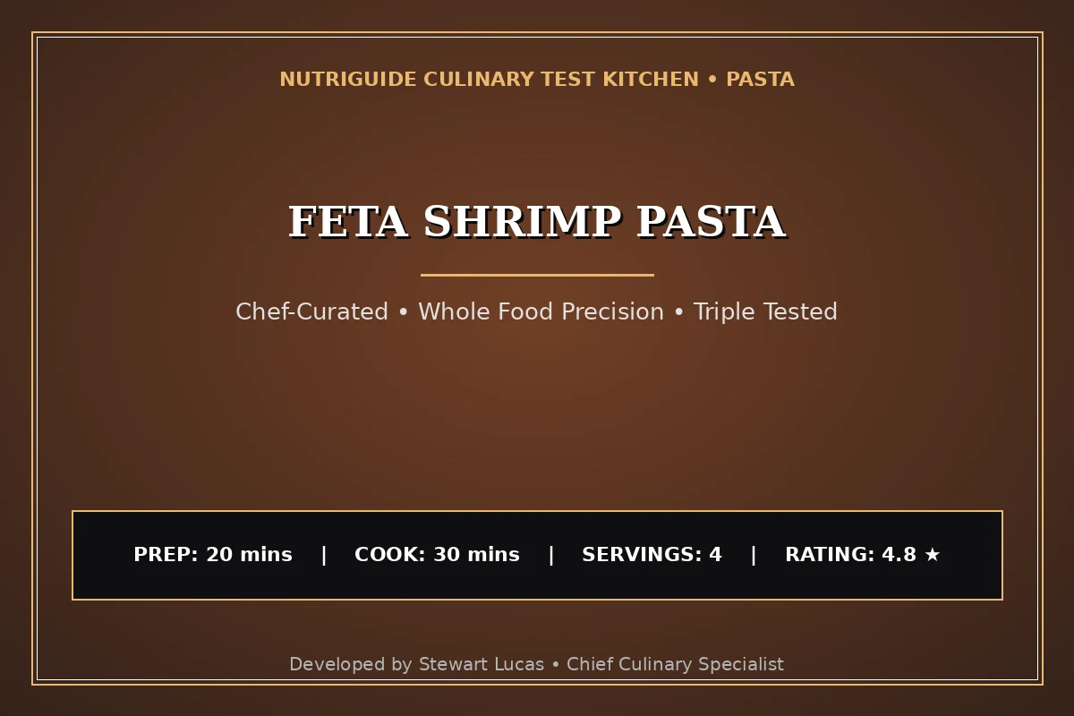 Feta Shrimp Pasta