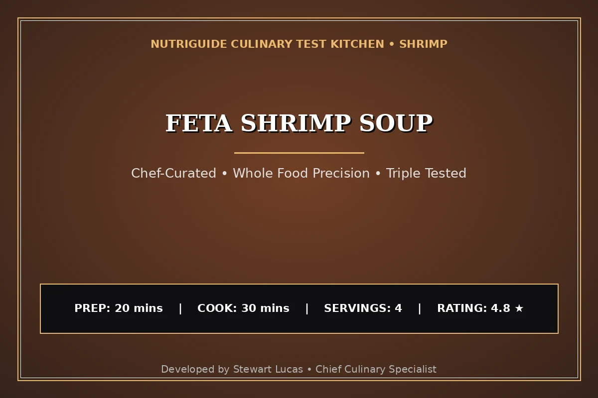Feta Shrimp Soup