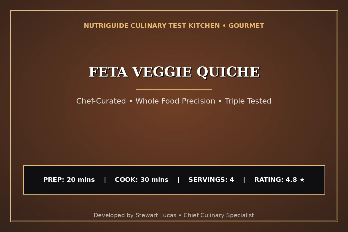 Feta Veggie Quiche
