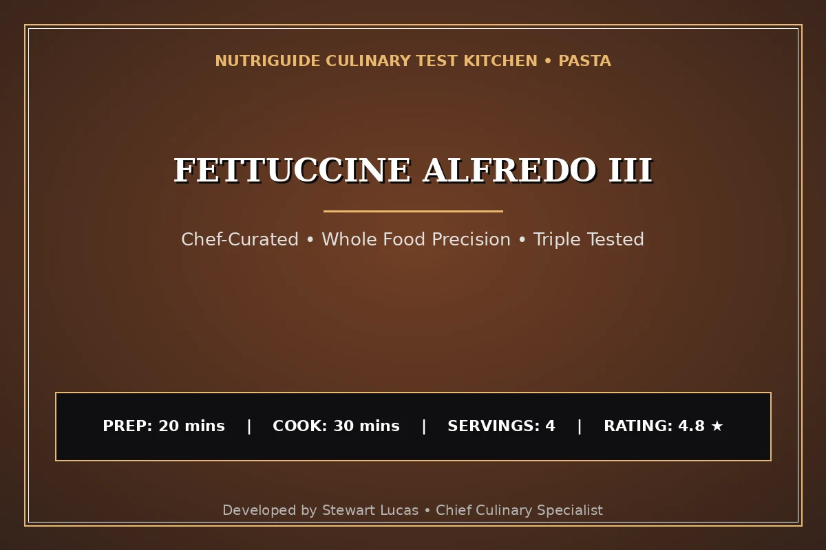 Fettuccine Alfredo Iii