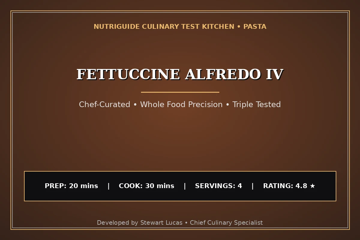Fettuccine Alfredo Iv