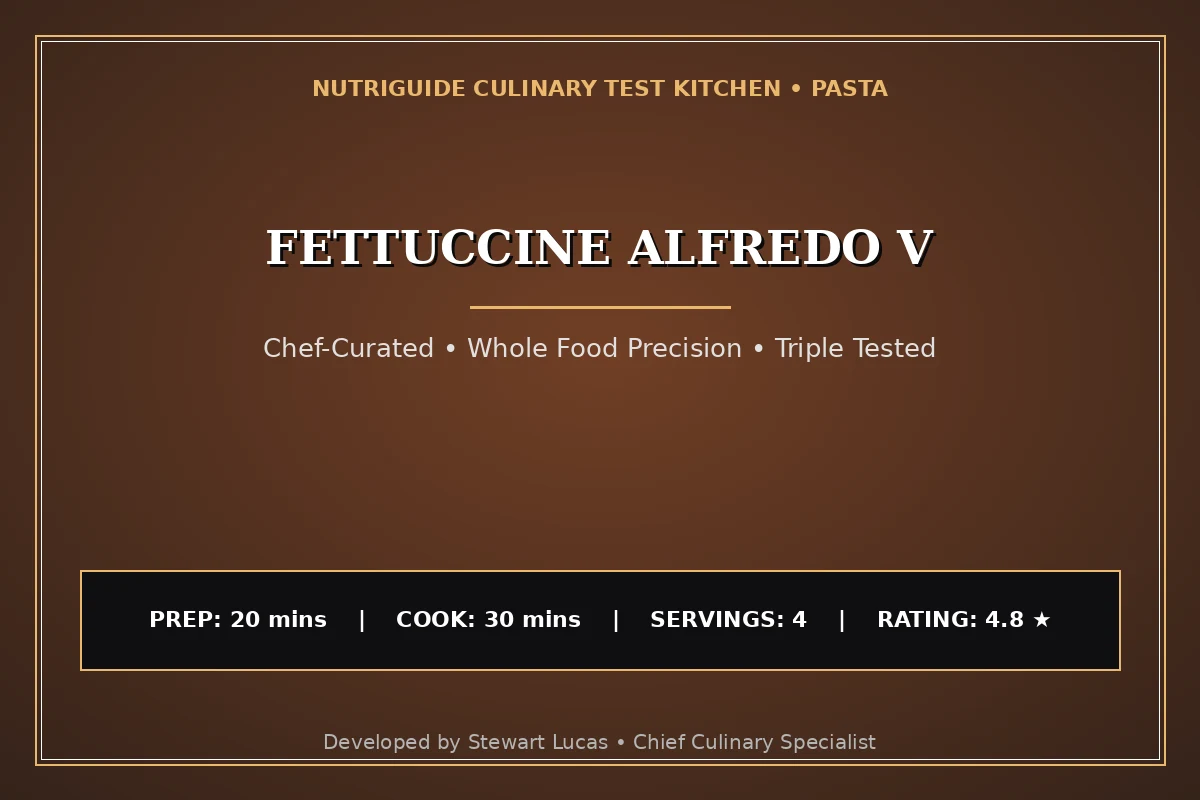 Fettuccine Alfredo V