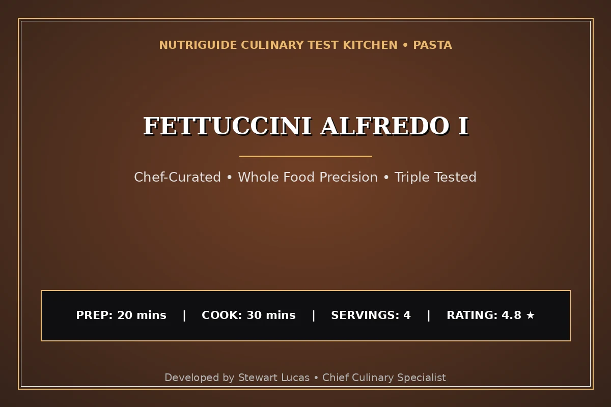 Fettuccini Alfredo I