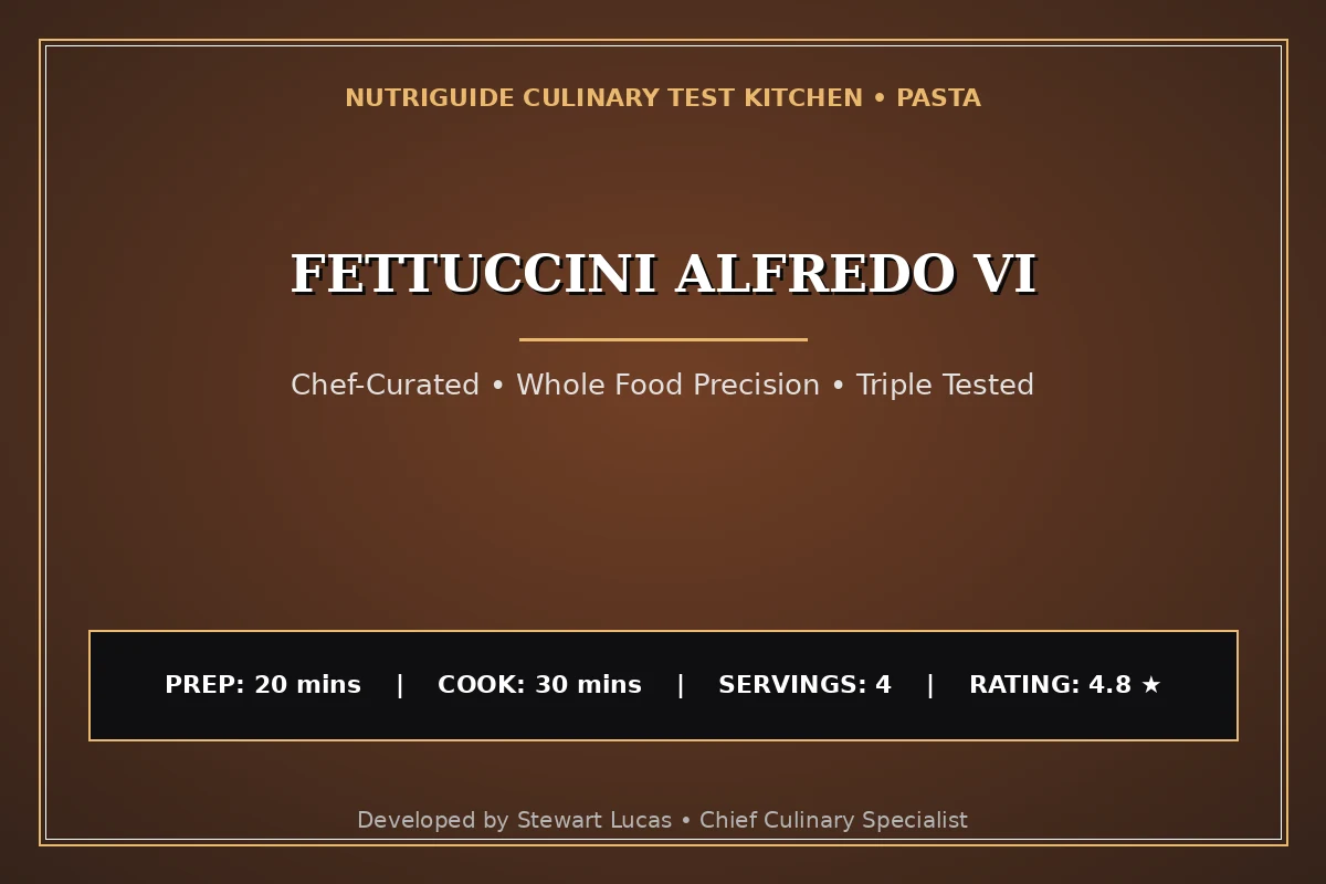 Fettuccini Alfredo Vi