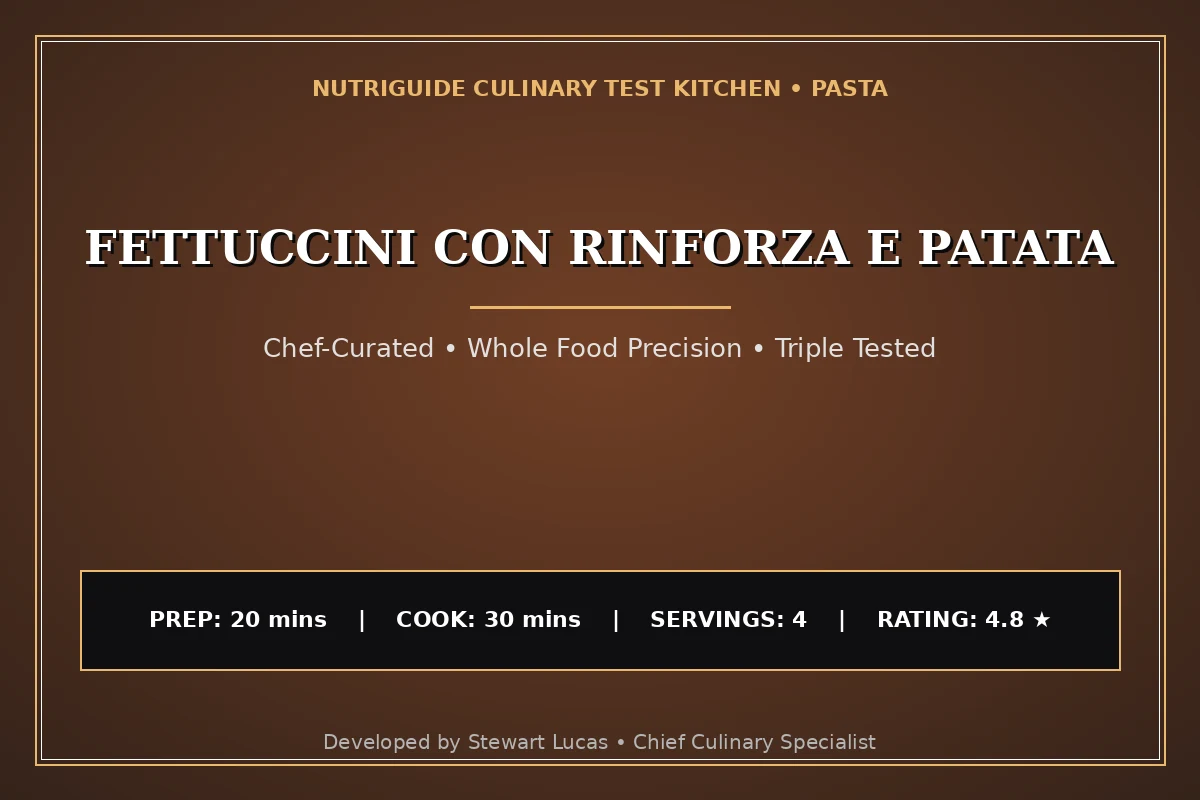 Fettuccini Con Rinforza E Patata
