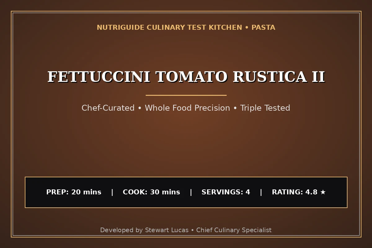Fettuccini Tomato Rustica Ii