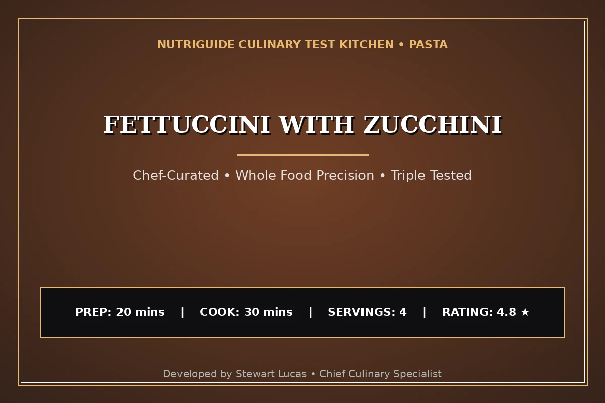Fettuccini With Zucchini